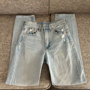 GAP High Rise Straight Jeans